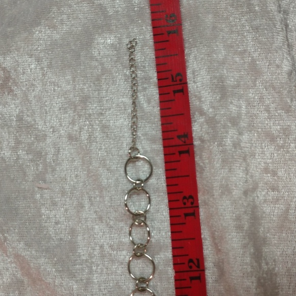 Butterfly Choker Pendant Drop Star Cross Round Chain Silvertone Boho 14"+ 2" ext - Picture 13 of 17